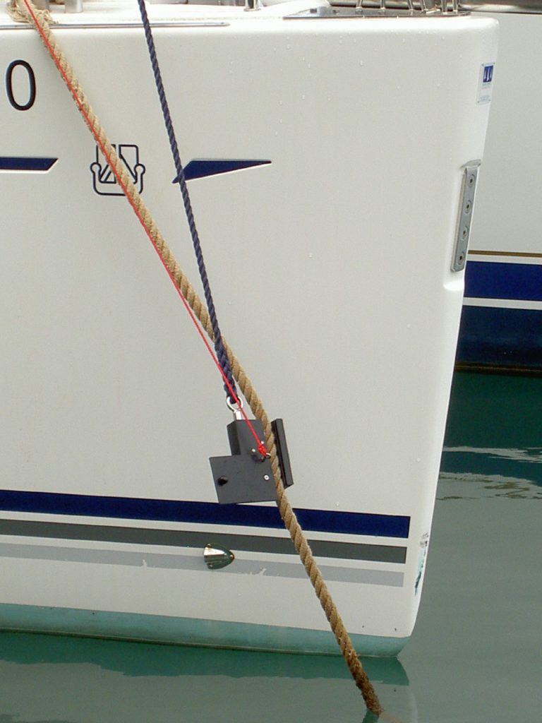 Mooring line tensioner Perfect for Mediterranean ports SWITEC