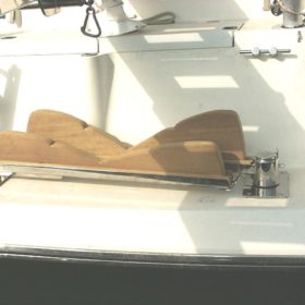 Beiboothalterung drehbar