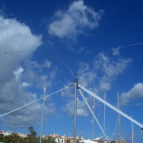 Polyester straps for scarecrow standard