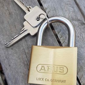 Solid Padlock Brass