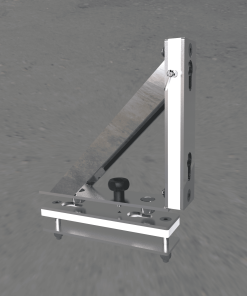 Soporte angular extraíble para plataforma de baño