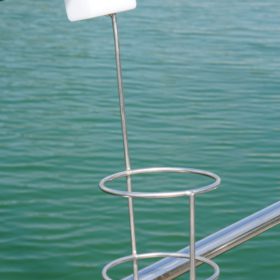 Soporte botella para barandilla y pie de barandilla