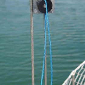 Shroud clips for lines