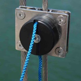 Shroud clips for lines