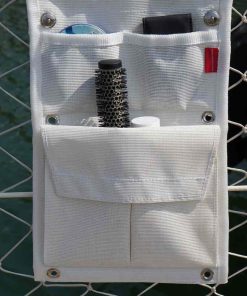 Storage bag for railing