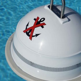 Anchor prohibition sticker